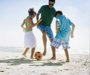 Fútbol de playa en Riviera Maya