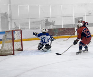 Juego de Hockey sobre hielo en Riviera Maya